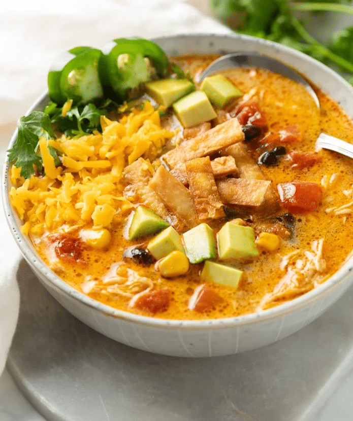 Creamy Chicken Tortilla Soup