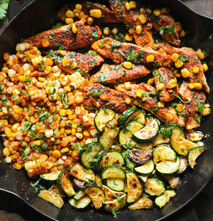 Garlic Butter Chicken Skillet