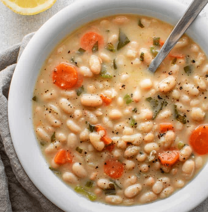 Greek White Bean Soup Recipe