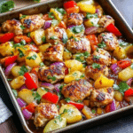 Hawaiian Sheet Pan Chicken
