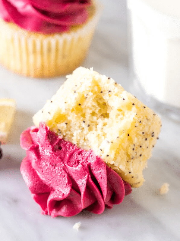 Lemon Poppy Seed Cupcakes