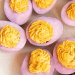 Pink Deviled Eggs