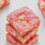 Strawberry White Chocolate Gooey Bars