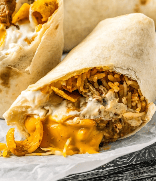 Beefy Melt Burrito