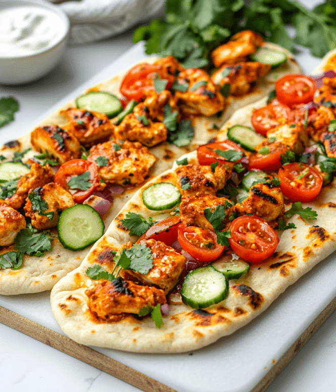 Chicken Caesar Flatbread 8