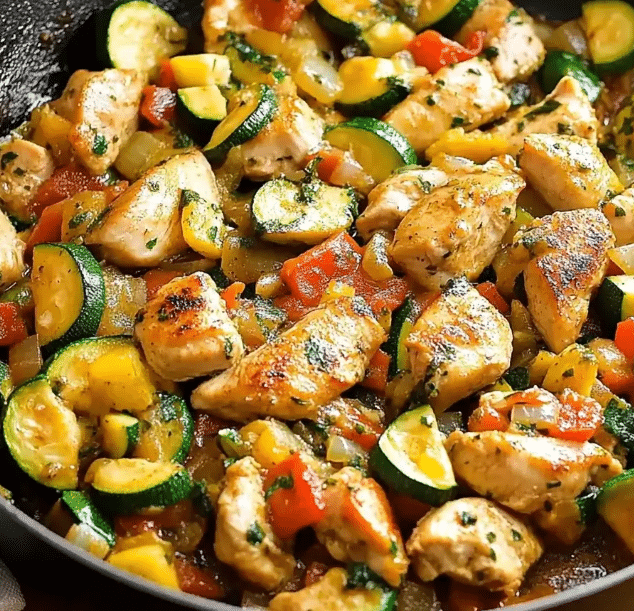 Chicken Zucchini Skillet 2