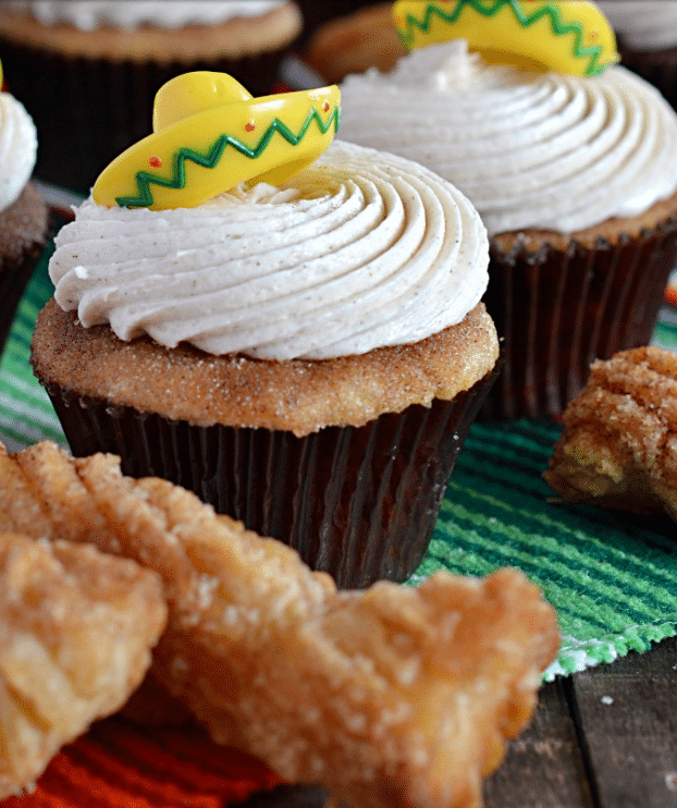 Churro Cupcakes