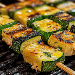 Garlic Butter Zucchini Skewers