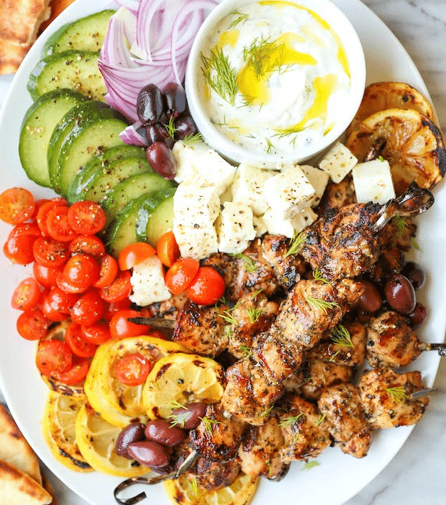 Greek Chicken Kabobs