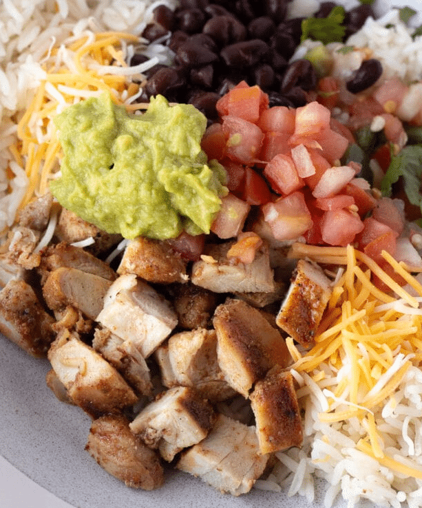 Grilled Chicken Burrito Bowls