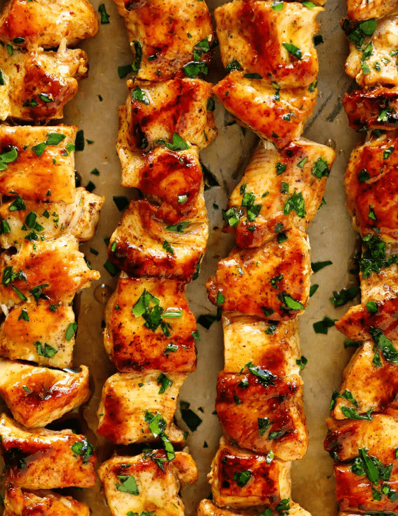 Juicy Grilled Chicken Kabobs