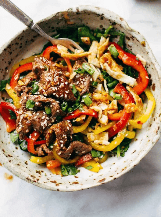 Korean BBQ Steak Bowls
