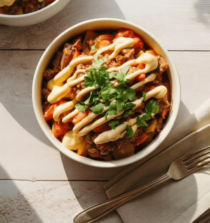 Philly Cheesesteak Bowls