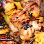 Pineapple Chicken Kebabs