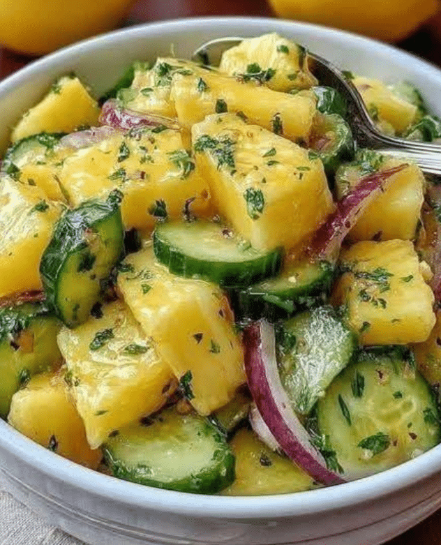 Pineapple Cucumber Salad 2