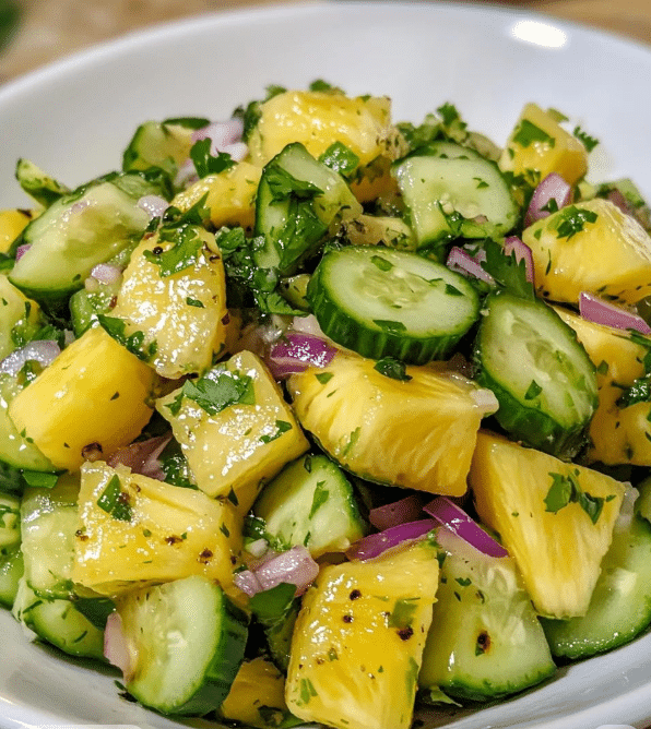Pineapple Cucumber Salad