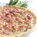 Rhubarb Custard Pie