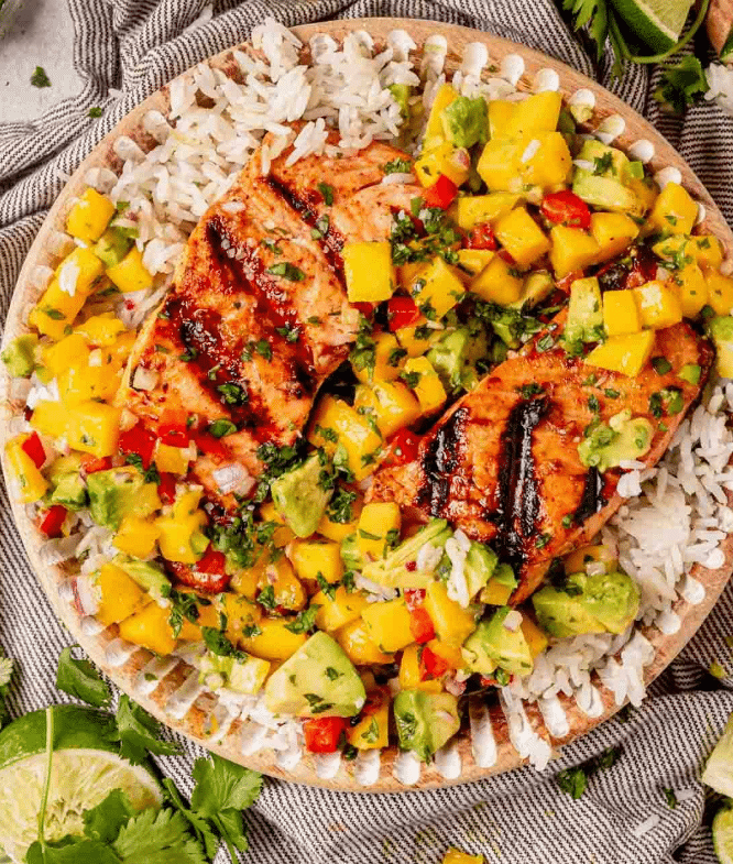 Salmon Mango Salsa