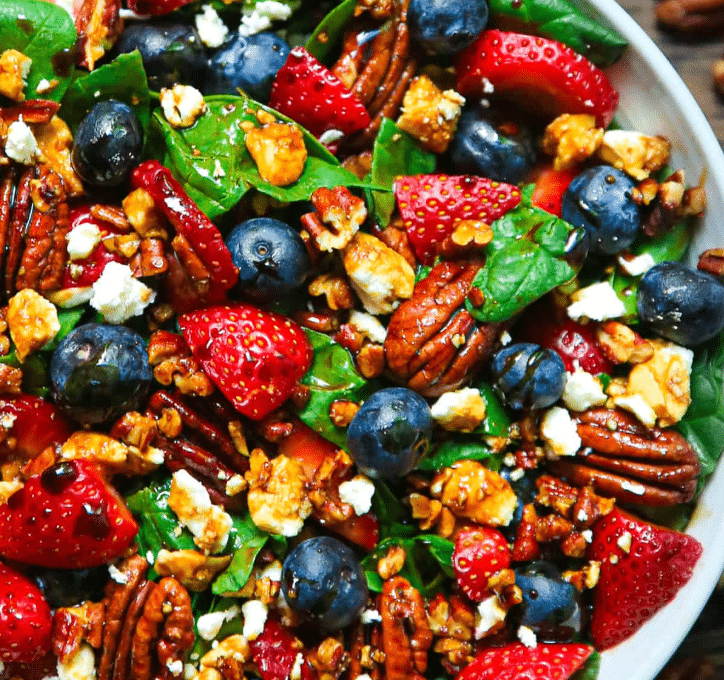 Strawberry Spinach Salad