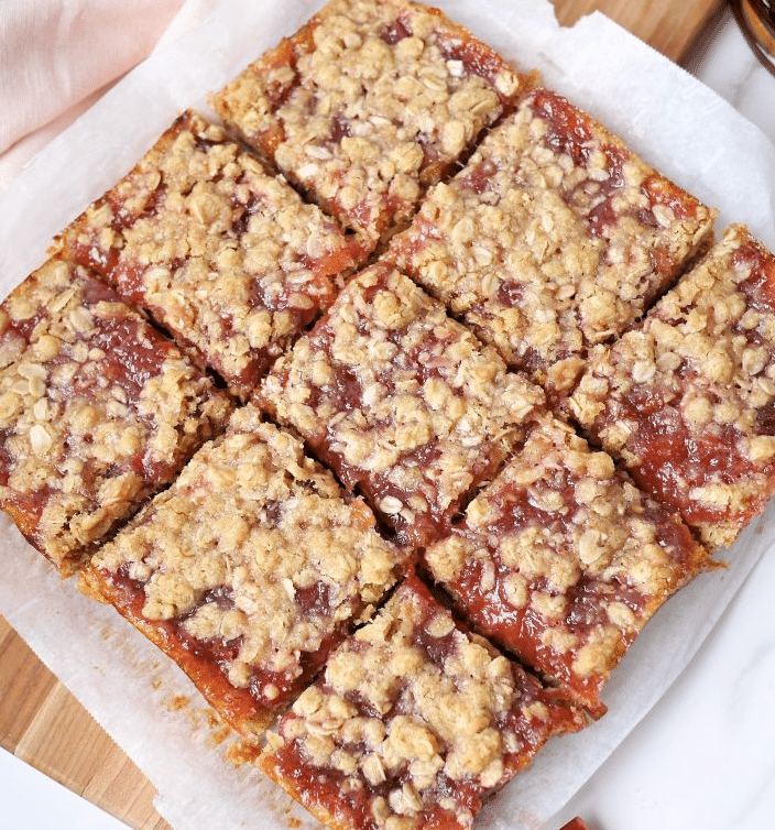 Amish Oatmeal Rhubarb Bars