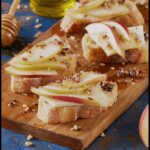 Brie Apple Fig Crostini