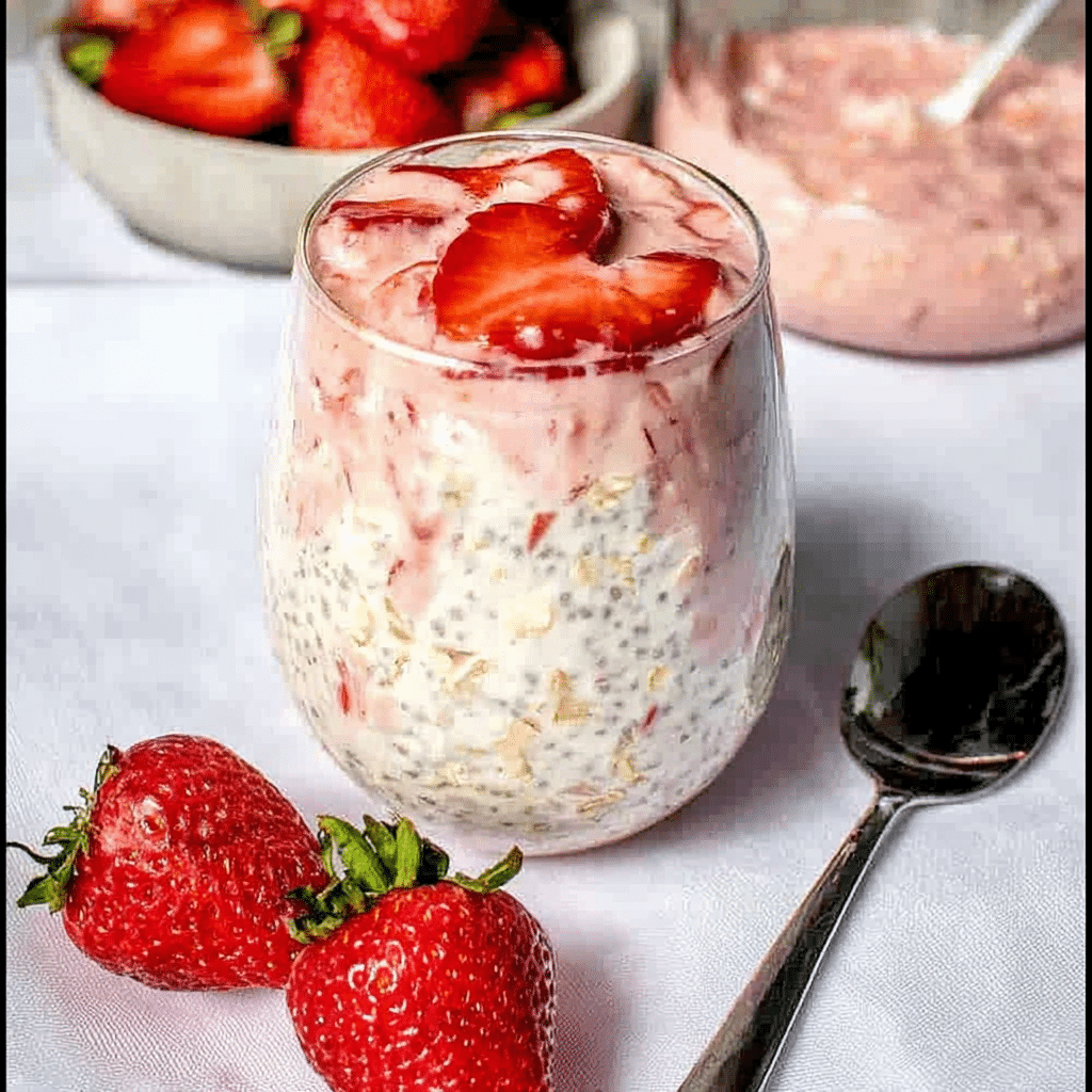 Creamy Rhubarb Overnight Oats