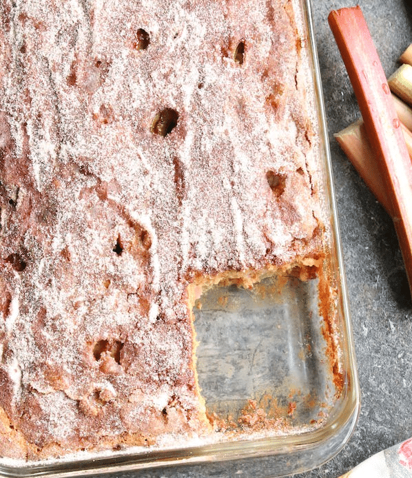 Easy Rhubarb Cake