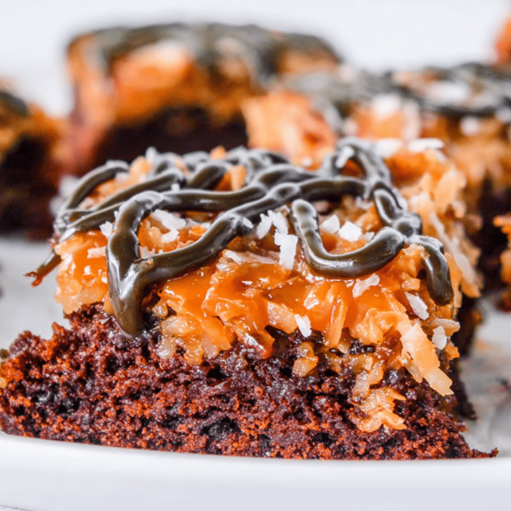 Easy Samoa Brownies