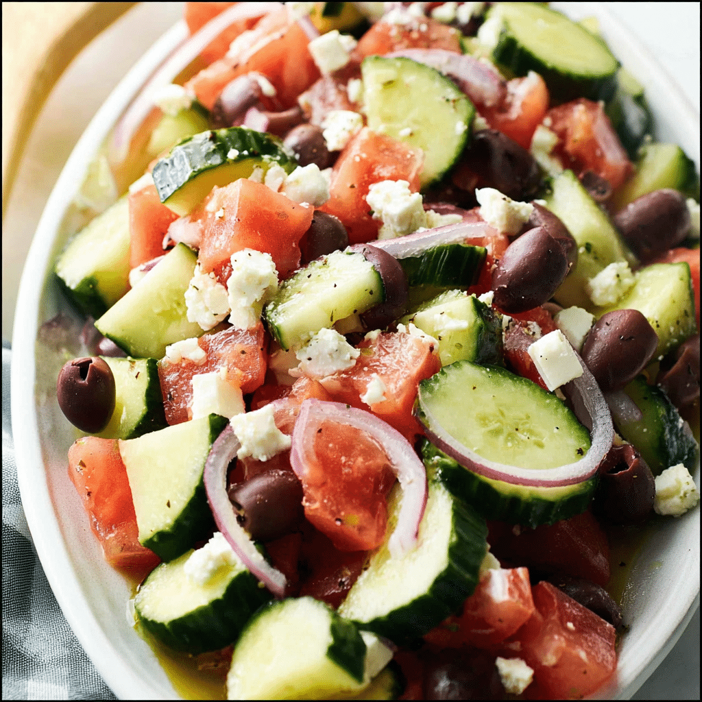 Greek Cucumber Salad