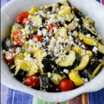 Grilled Zucchini Greek Salad
