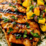 Honey Lime Chicken Mango Salsa