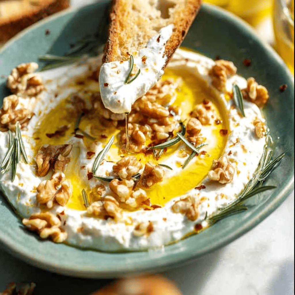 Hot Honey Ricotta Dip