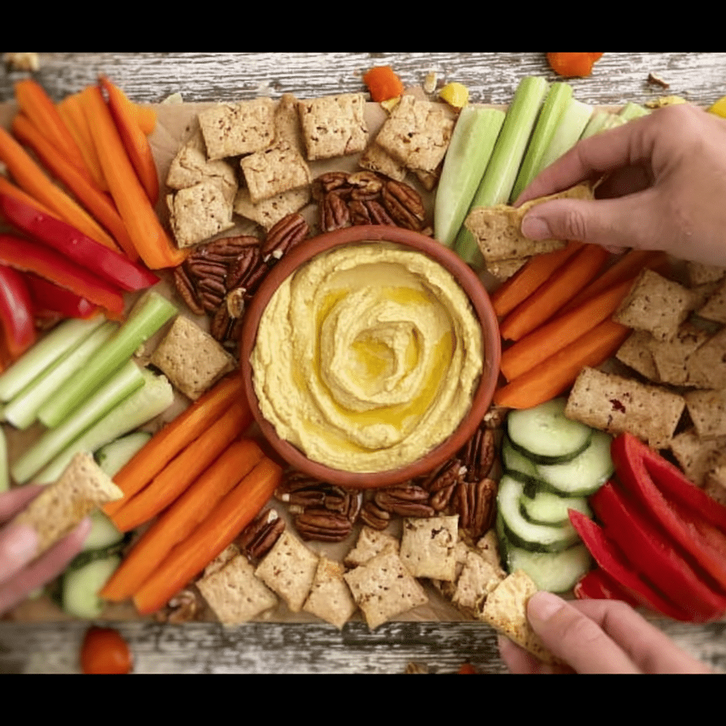 Hummus Snack Board