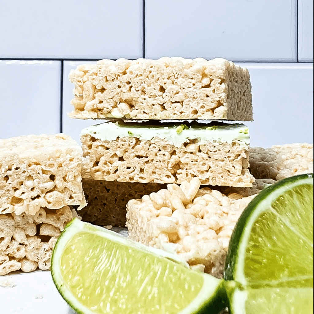 Key Lime Pie Rice Krispie Treats