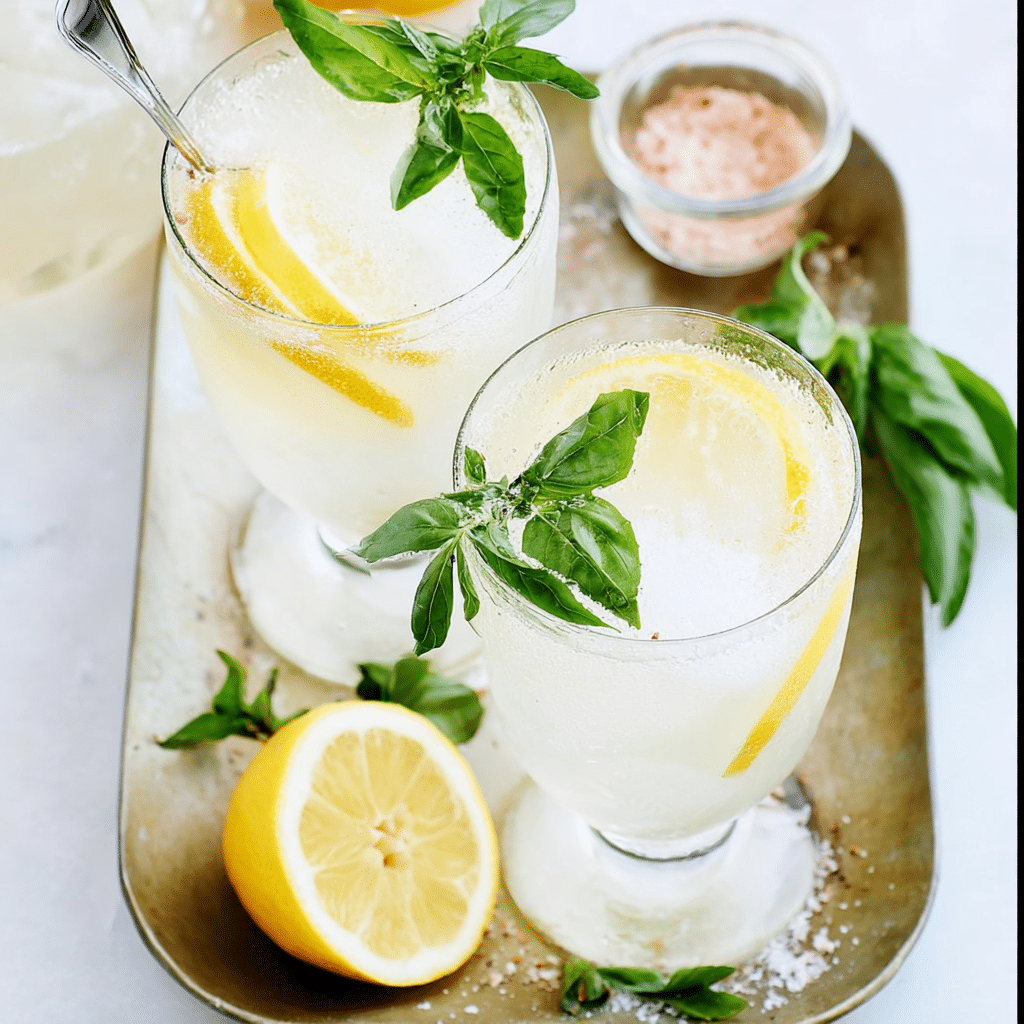 Lemon Basil Spritzer
