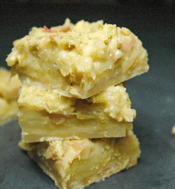 Lemon Rhubarb Bars