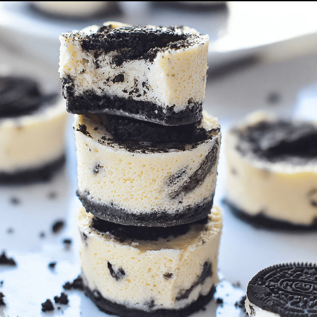 Mini Oreo Cheesecakes