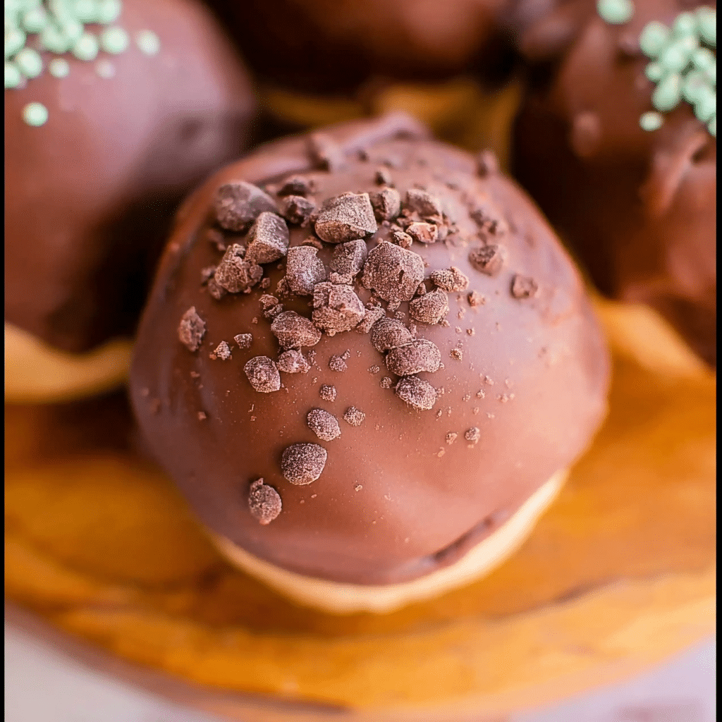 Mint Cookie Truffles