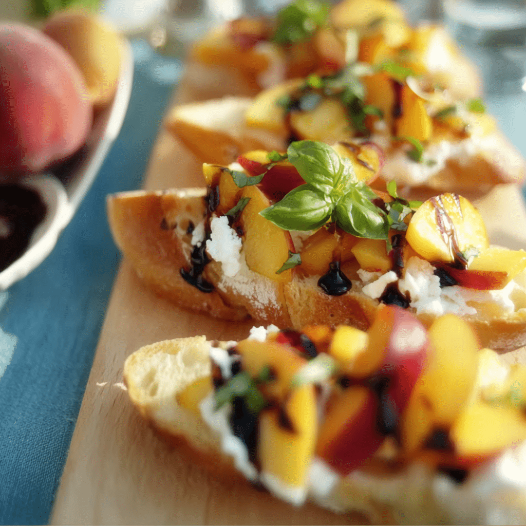 Peach Bruschetta 2