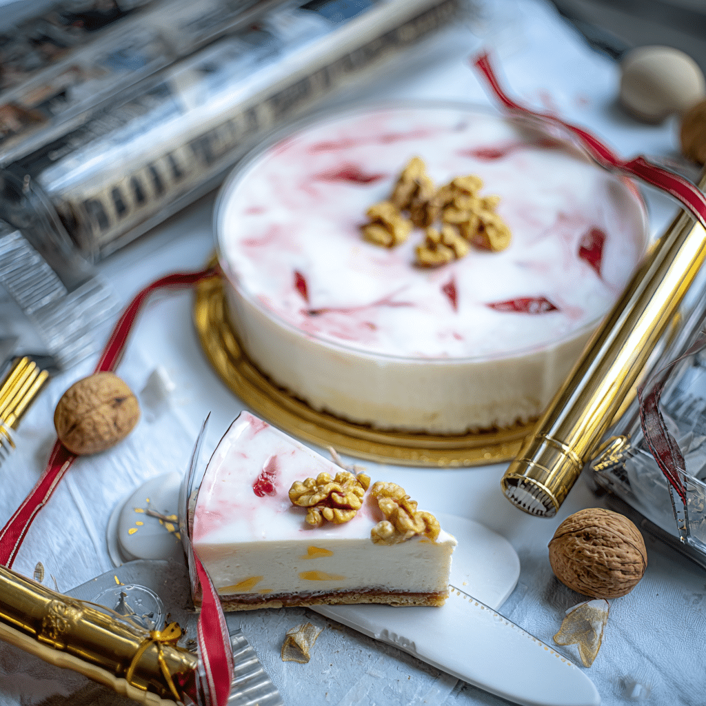 Rhubarb Cheesecake