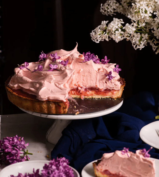 Rhubarb Cream Tart