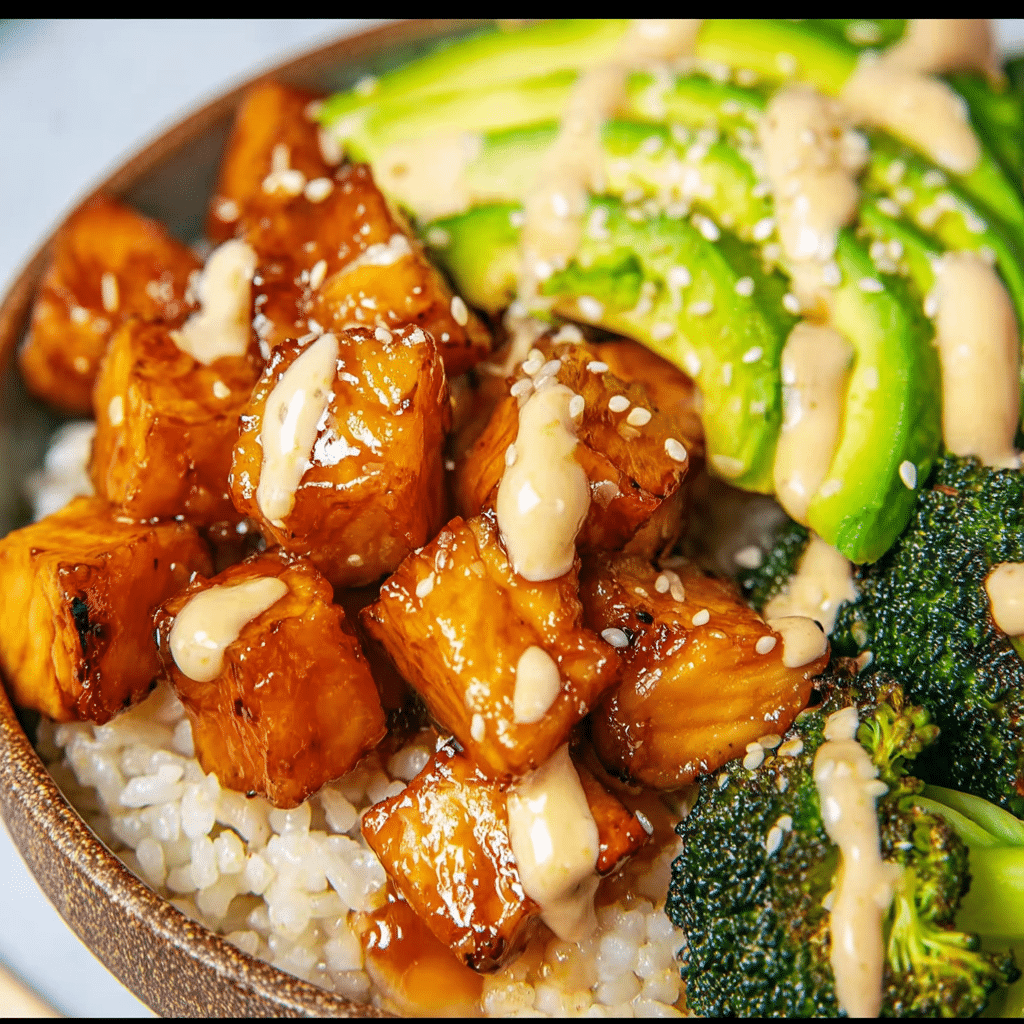 Salmon Bites Bowls