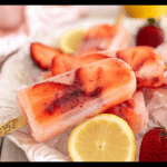 Strawberry Lemonade Popsicles