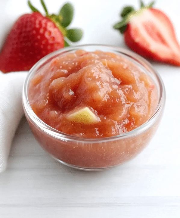 Strawberry Rhubarb Applesauce