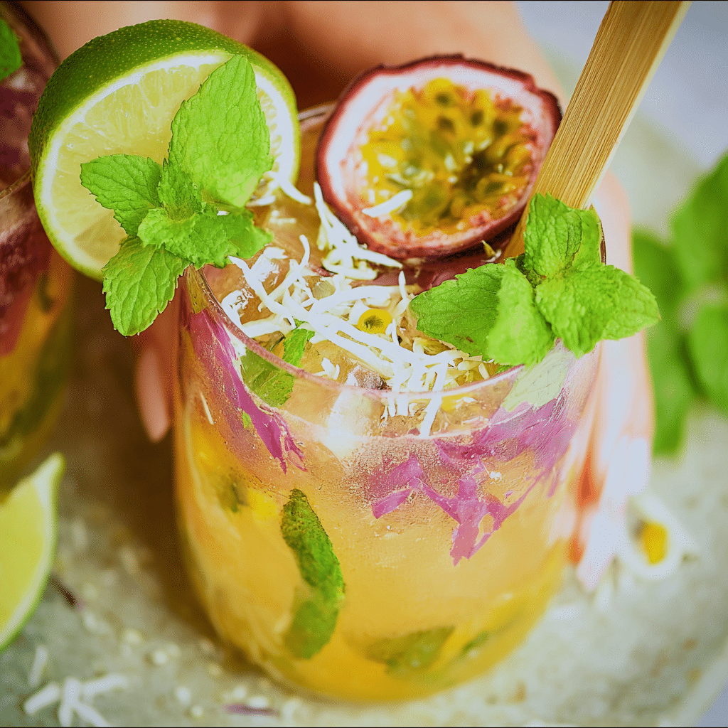 Tropical Mojito Mocktail