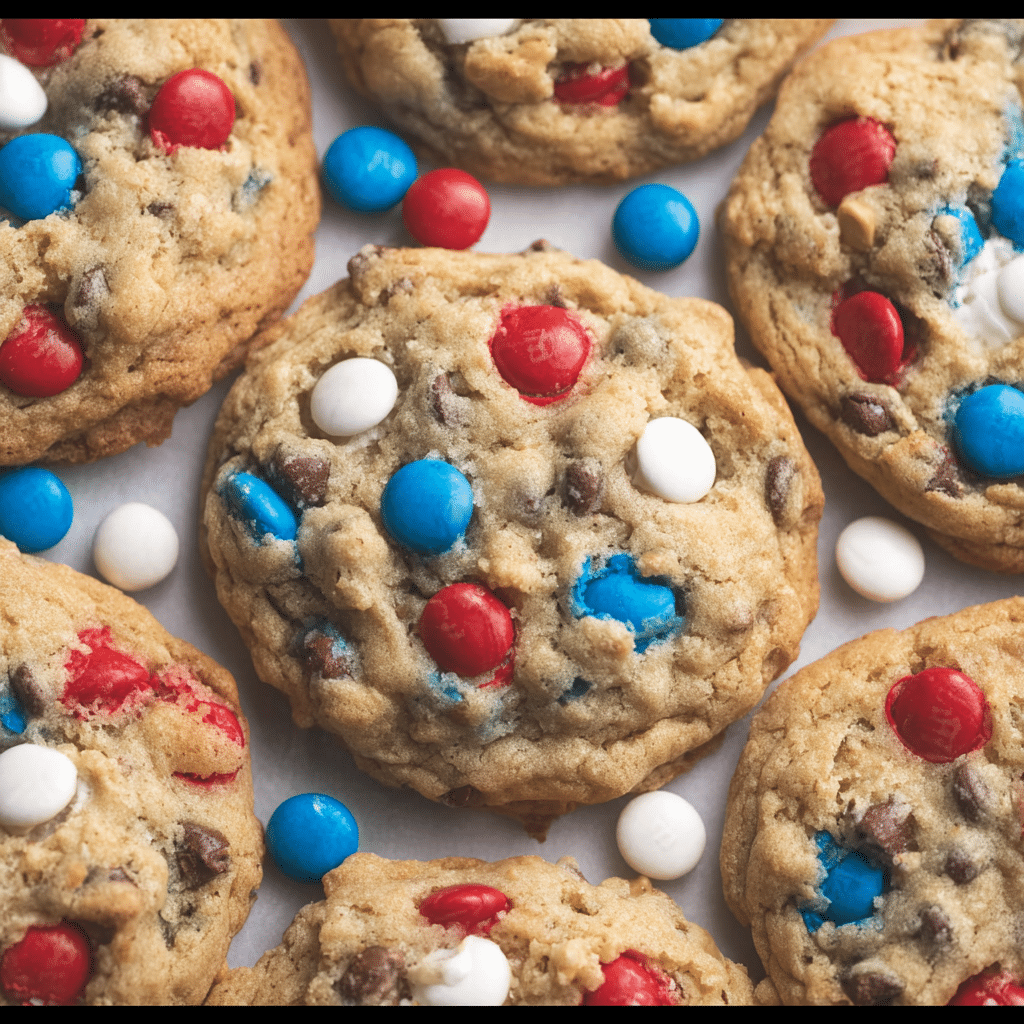 4th of July Monster Cookies