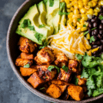 BBQ Chicken Sweet Potato Bowl