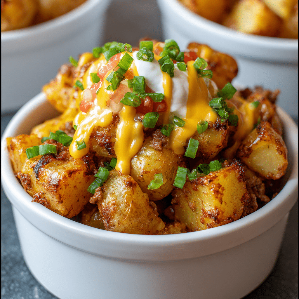 Cheesy Taco Potatoes 2