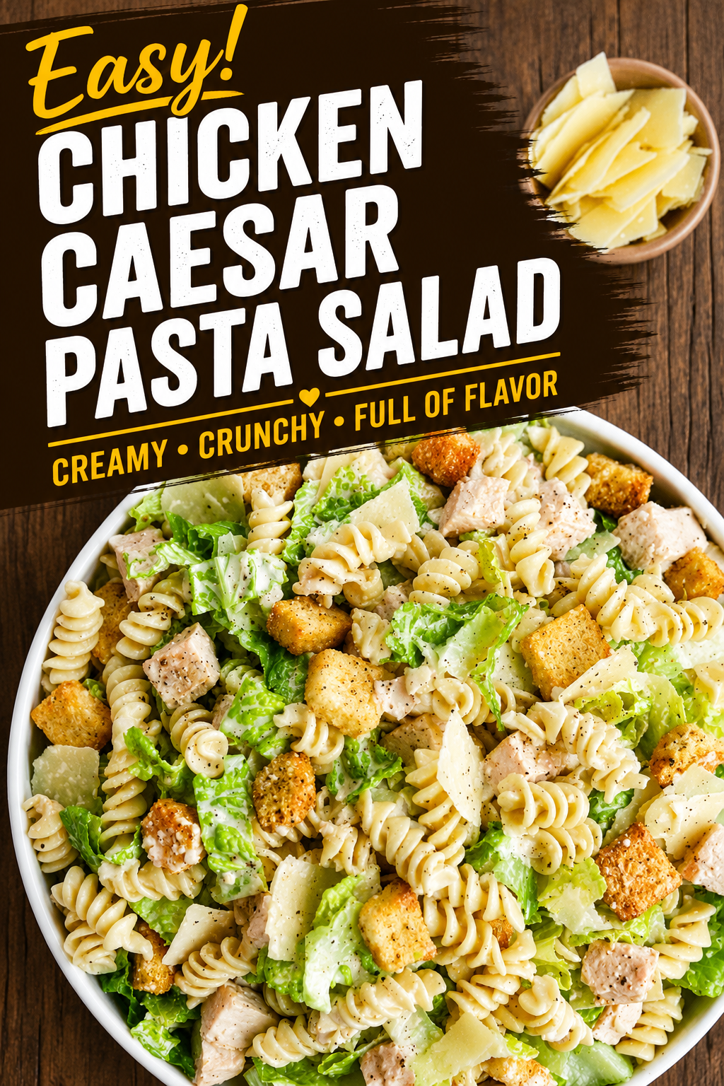 Chicken Caesar Pasta Salad