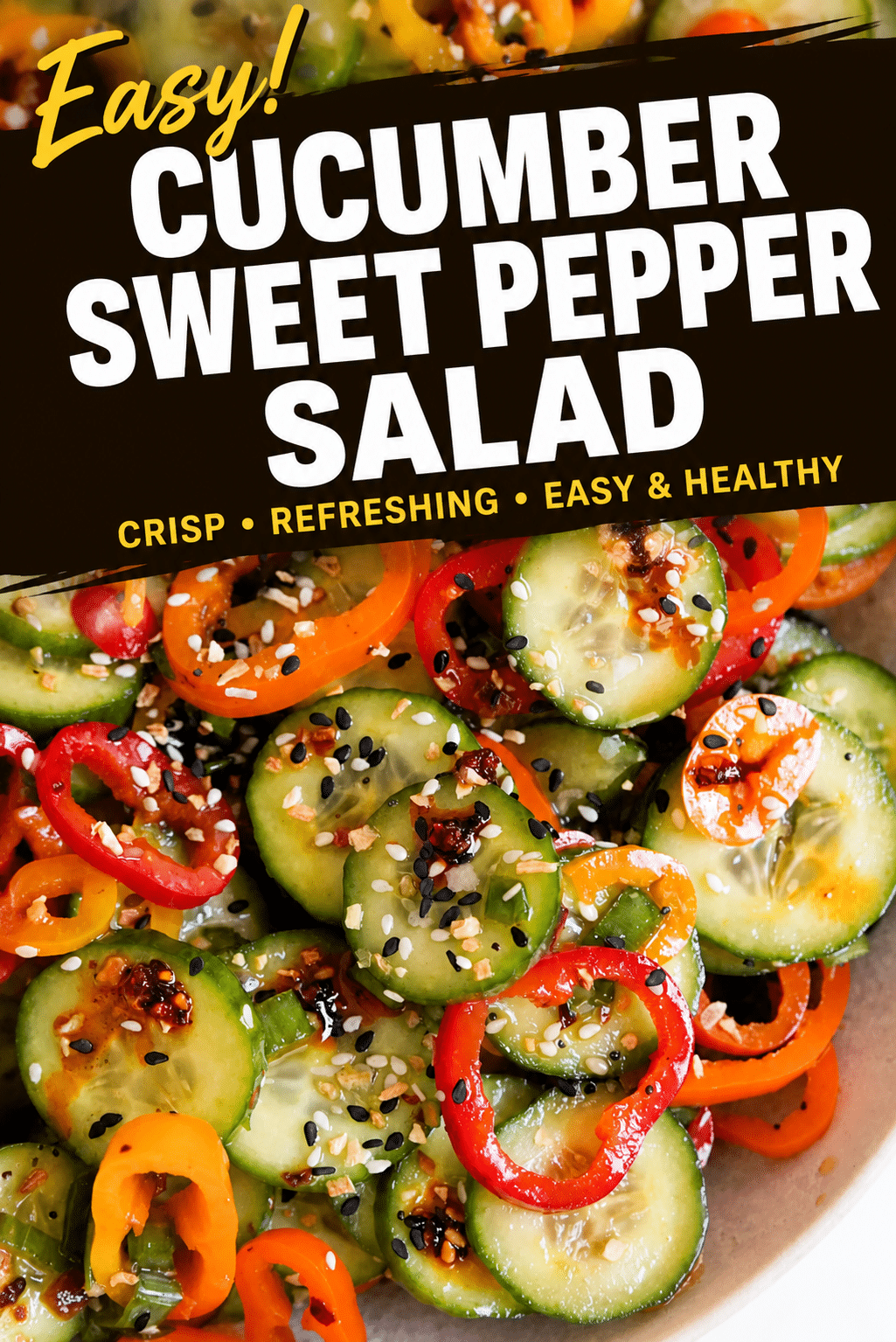 Cucumber Sweet Pepper Salad